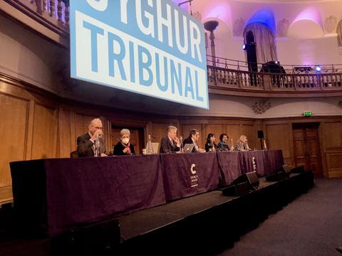 INDEPENDENT TRIBUNAL CONCLUDES CHINA IS COMMITTING GENOCIDE AGAINST UYGHURS